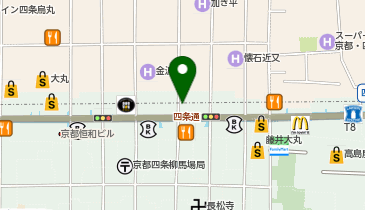 グランドセイコーブティック 京都の地図画像