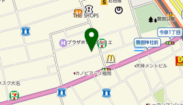 グラニフ 福岡天神の地図画像