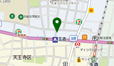 玉造ギタースクール の地図画像