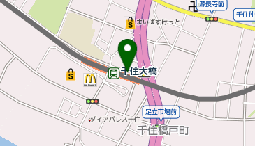 ビッグ・エー 千住大橋駅前店の地図画像