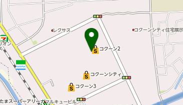 ナイキ コクーンシティ店の地図画像