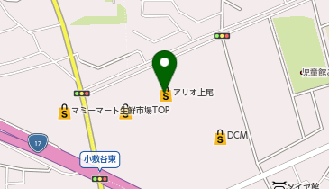 横浜中華 華星 アリオ上尾店の地図画像