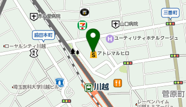 ドコモショップサテライト アトレ川越店の地図画像