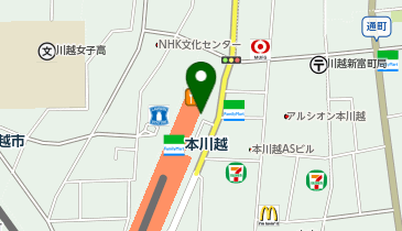 iCracked Store 西武本川越ペペ店の地図画像