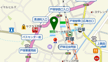 地獄の担担麺 天竜 トツカーナモール店の地図画像