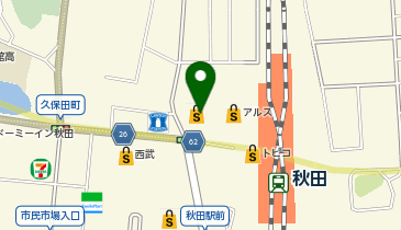 ディガウェル 秋田オーパ店の地図画像