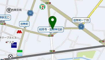 J:COM(ジェイコム)コール田無の地図画像