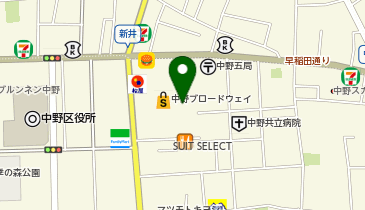 AENA(アエナ) 中野プチパリ店の地図画像