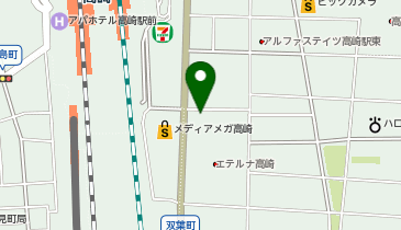 ヤマダホームズ 高崎東展示場の地図画像