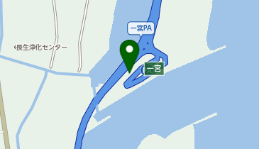 波乗りパーキング 九十九里有料道路一宮休憩所の地図画像