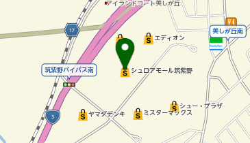 キャスティング シュロアモール筑紫野店の地図画像