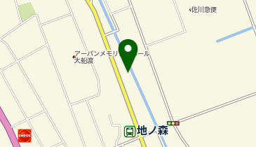 【7/25オープン】100円レンタカー 大船渡店の地図画像