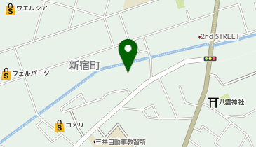 ロヂャースマート 川越中台店の地図画像