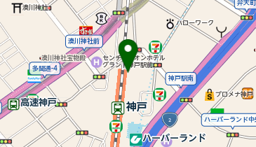 神戸駅ナカ内科 マッハスピードクリニックの地図画像