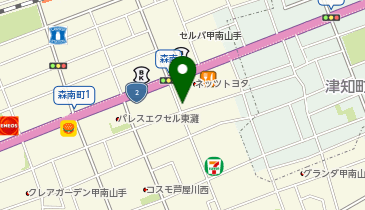 甲南山手 さかい整骨院の地図画像