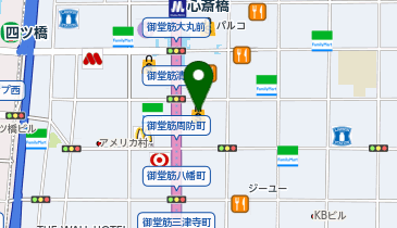 モンベル 大丸心斎橋店の地図画像
