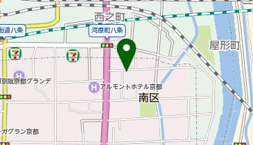 チームラボ バイオヴォルテックス 京都の地図画像