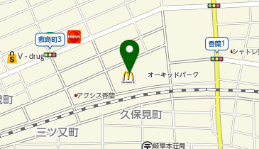 ガシャポンバンダイオフィシャルショップ BOOKOFF岐阜オーキッドパーク店の地図画像