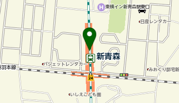 あら、りんご。新青森駅店の地図画像