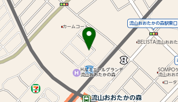 肉と酒 つぶらの地図画像