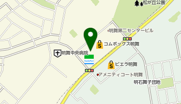 米助 明舞店の地図画像