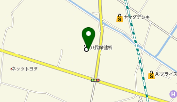 熊本県八代総合庁舎の地図画像