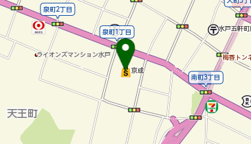 サザコーヒー 水戸京成店の地図画像