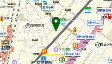 横浜市鶴見中央地域ケアプラザの地図画像