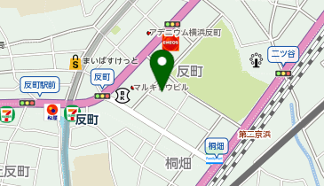 横浜市反町地域ケアプラザの地図画像