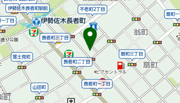 横浜市不老町地域ケアプラザの地図画像