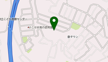 横浜市六ツ川地域ケアプラザの地図画像