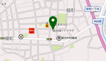 横浜市睦地域ケアプラザの地図画像