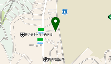 横浜市常盤台地域ケアプラザの地図画像