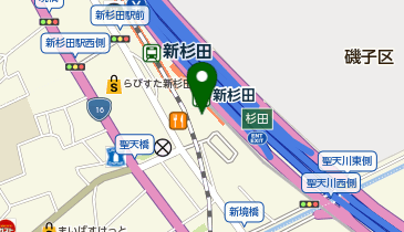 横浜市新杉田地域ケアプラザの地図画像