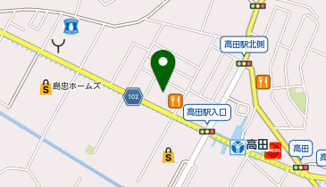 横浜市高田地域ケアプラザの地図画像