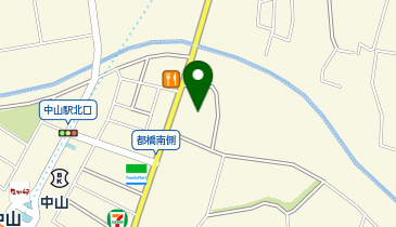 横浜市中山地域ケアプラザの地図画像