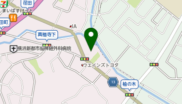 横浜市荏田地域ケアプラザの地図画像