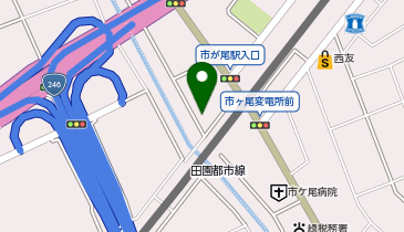 横浜市ビオラ市ケ尾地域ケアプラザの地図画像