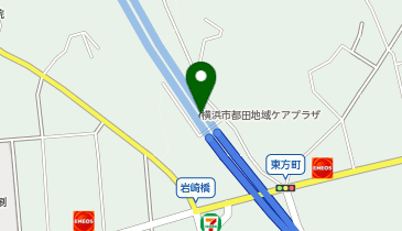 横浜市都田地域ケアプラザの地図画像