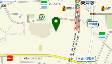 横浜市東戸塚地域ケアプラザの地図画像