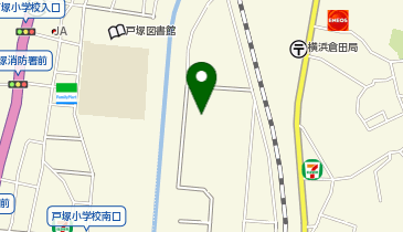 横浜市上倉田地域ケアプラザの地図画像