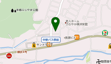 横浜市中野地域ケアプラザの地図画像