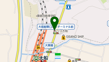 横浜市笠間地域ケアプラザの地図画像