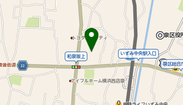 横浜市いずみ中央地域ケアプラザの地図画像