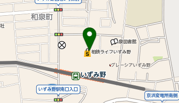 横浜市いずみ野地域ケアプラザの地図画像