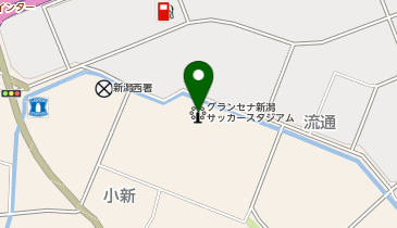グランセナサッカースタジアムの地図画像
