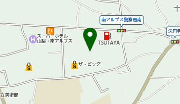 ACROSS PLAZA南アルプスガーデン(アクロスプラザ南アルプスガーデン)の地図画像