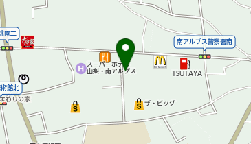 新・洗濯生活南アルプスガーデン店の地図画像