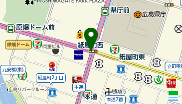 ハッピーランド 紙屋町シャレオ店の地図画像