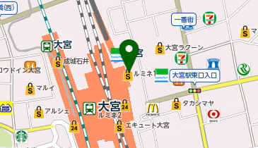 Maurice Wythe(モーリス ワイス) ルミネ大宮店の地図画像